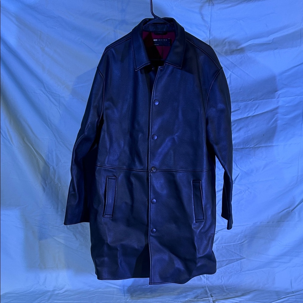 ASOS Navy Trench Coat